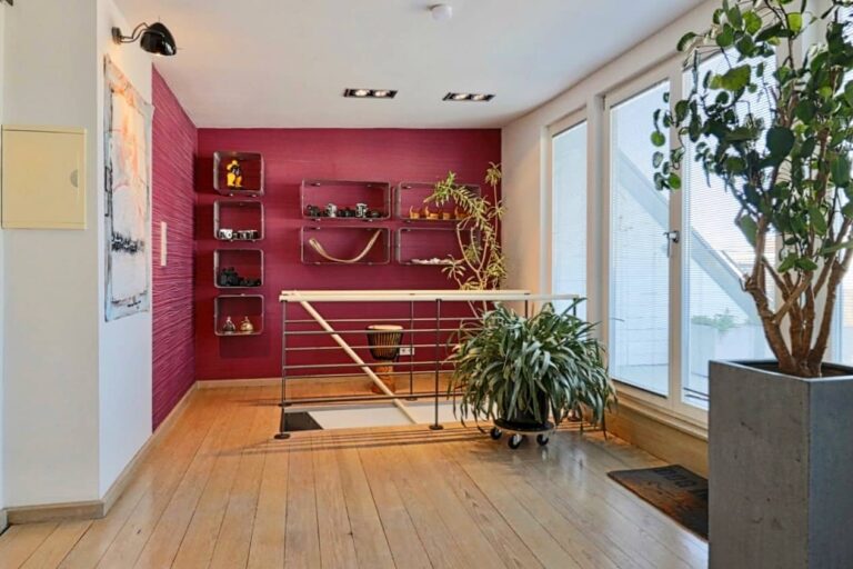 5th floor living area with skylights, Bergmannkiez Berlin penthouse